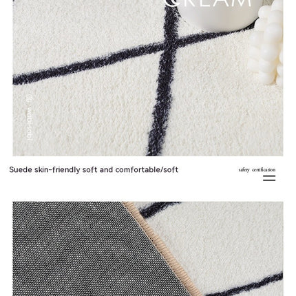 Minimalist Art Decor Modern Lines Area Rug for Living Room Bedroom Rugs Large Indoor Rugs And Carpet