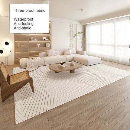 Wohnzimmerteppiche, großer waschbarer Teppich, weiche Schlafzimmerteppiche, beige Teppiche, Bodenteppich