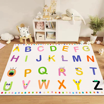 Soft Kids Area Rug Washable Rugs Large Non-Slip Educational Nursery Carpets,Kids Room Carpet for Bedroom Kids Room Decor