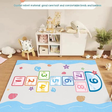 Soft Kids Area Rug Washable Rugs Large Non-Slip Educational Nursery Carpets,Kids Room Carpet for Bedroom Kids Room Decor