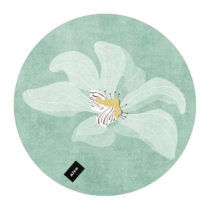 Flower Rugs for Bedroom Shaped Carpets Flower Round Rug for Kitchen Living Room Modern Large Round Rugs And Carpet