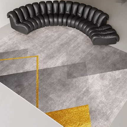 Modern Indoor Area Rug Large Living Room Bedroom Carpet Light Luxury Entryway Kitchen Rugs Non-Slip Low Pile Home Decor