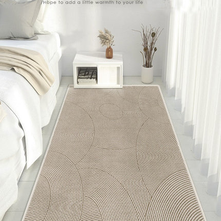 Striped Bedroom Bedside Rugs Simple Area Rug Modern Abstract Bedroom Area Rugs Large Floor Carpet Indoor Accent Carpets