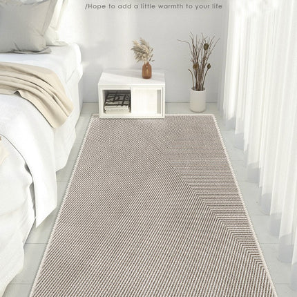 Striped Bedroom Bedside Rugs Simple Area Rug Modern Abstract Bedroom Area Rugs Large Floor Carpet Indoor Accent Carpets