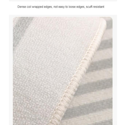 Striped Bedroom Bedside Rugs Simple Area Rug Modern Abstract Bedroom Area Rugs Large Floor Carpet Indoor Accent Carpets