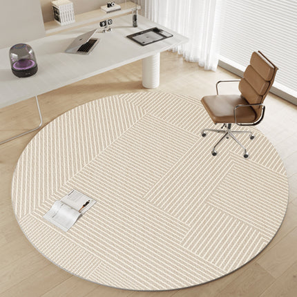 Runder Teppich, Bürostuhl-Teppiche für Hartholz, Teppich für Rollstühle, rutschfeste Computerstuhl-Teppiche, runde Teppiche mit niedrigem Flor für das Heimbüro