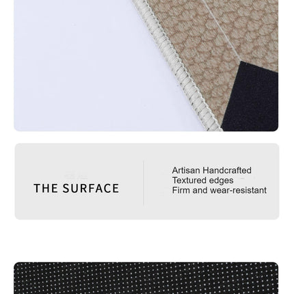 Tapis géométrique à carreaux pour salon, grand sol, intérieur moderne, à poils bas, pour chevet et chambre à coucher