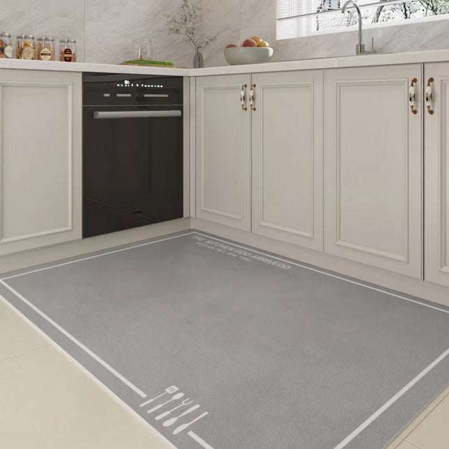 Tapis Anti-Fatigue rembourré tapis de sol de cuisine en PVC tapis de décoration de cuisine confortable, tapis de pied antidérapant pour sol de cuisine