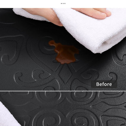 Kitchen Mat Cushioned Anti Fatigue Mat Indoor Kitchen Rugs Leather Kitchen Decor Mats Floor Mats for Home