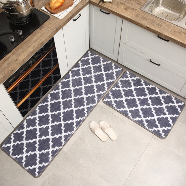Soft Kitchen Mat, Long Kitchen Rugs Floor Mats Household Water Absorbent Non-Slip Anti Fatigue Mat Bathroom Rug