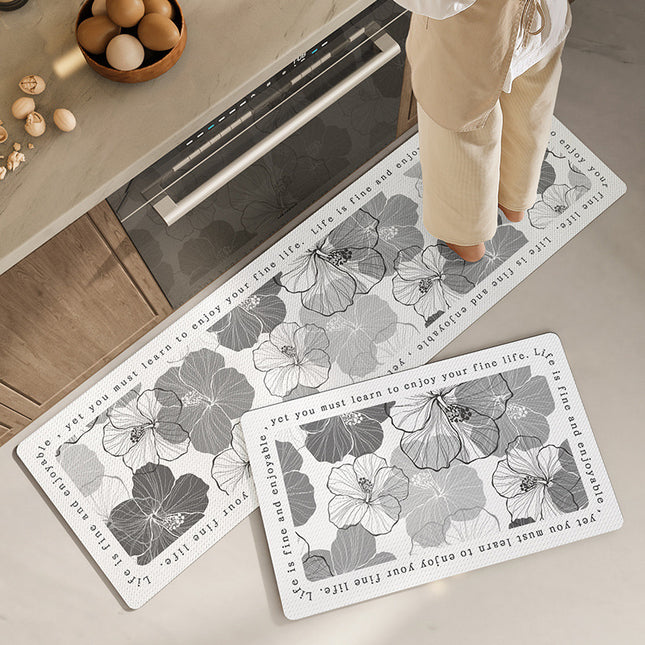 Anti-fatigue mat kitchen floor mats anti-slip kitchen rugs and carpets PVC durable standing mats erasable and non-washable