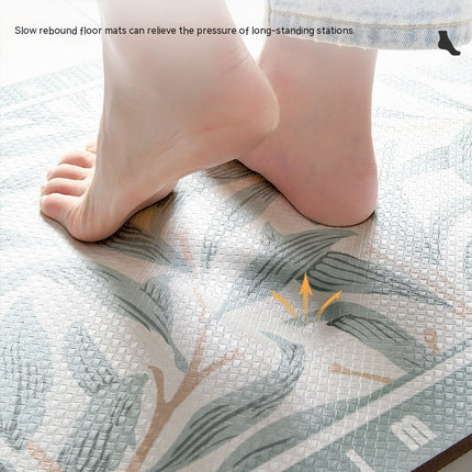 Anti-fatigue mat kitchen floor mats anti-slip kitchen rugs and carpets PVC durable standing mats erasable and non-washable