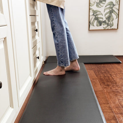 Anti Fatigue Mat Kitchen Mat Cushioned Floor Comfort Mats Kitchen Rugs PVC Leather Waterproof Oil Resistant Standing Mats