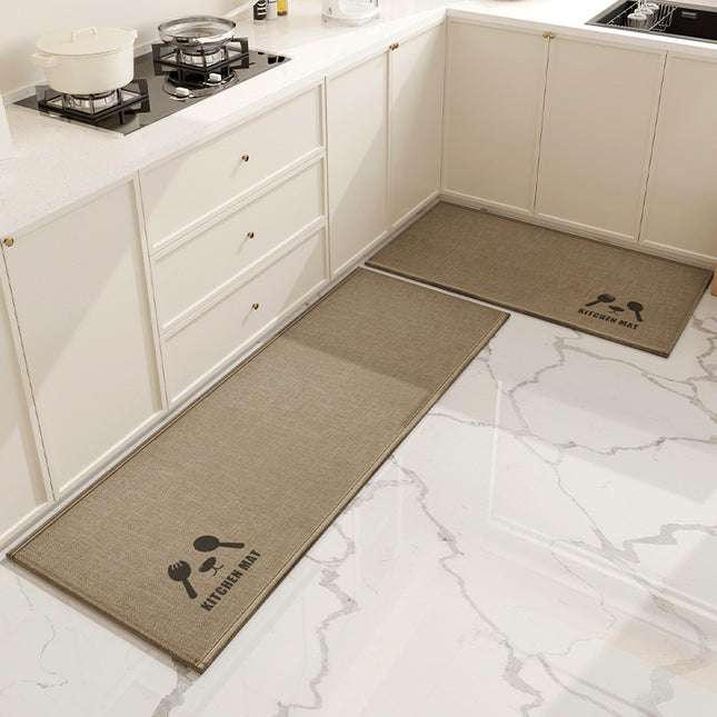 Tapis de cuisine Tapis de sol Tapis absorbants Tapis de cuisine antidérapant rembourré, tapis de cuisine résistant à l'huile, tapis de cuisine anti-fatigue
