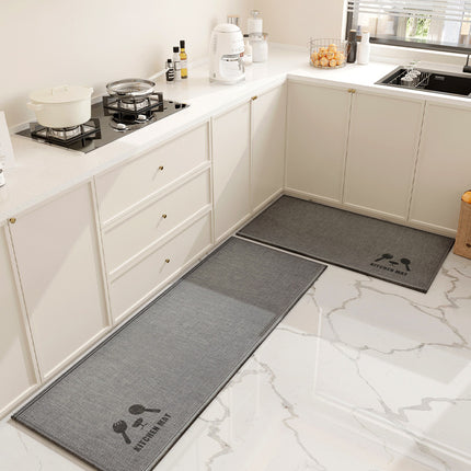 Tapis de cuisine Tapis de sol Tapis absorbants Tapis de cuisine antidérapant rembourré, tapis de cuisine résistant à l'huile, tapis de cuisine anti-fatigue