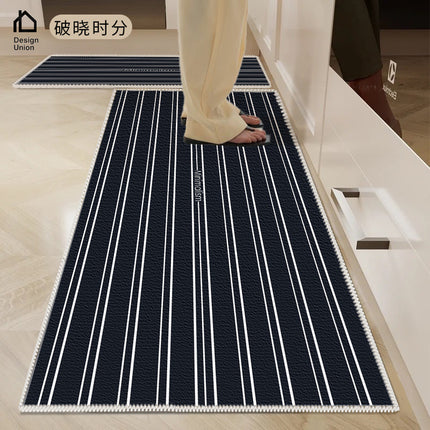 Tapis de cuisine tapis de sol antidérapant absorbant l'huile, tapis de cuisine résistant à la saleté, tapis de décoration de cuisine lavable à la maison