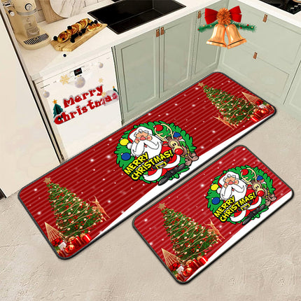 Christmas Doormat, Kitchen Decor Rugs Floor Mats for Bedroom Living Room, Christmas Front Door Decoration Welcome Mat