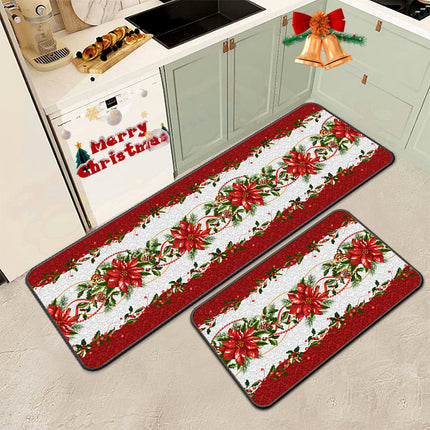 Christmas Doormat, Kitchen Decor Rugs Floor Mats for Bedroom Living Room, Christmas Front Door Decoration Welcome Mat