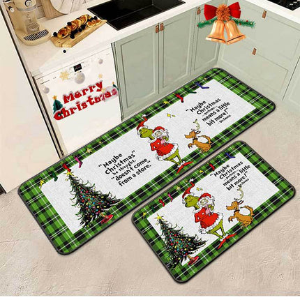 Christmas Doormat, Kitchen Decor Rugs Floor Mats for Bedroom Living Room, Christmas Front Door Decoration Welcome Mat