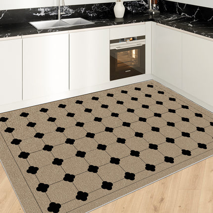 PU leather Kitchen mats non slip floor mats anti-fatigue mat kitchen rugs, comfortable standing mats for kitchen, sink, laundry room floors
