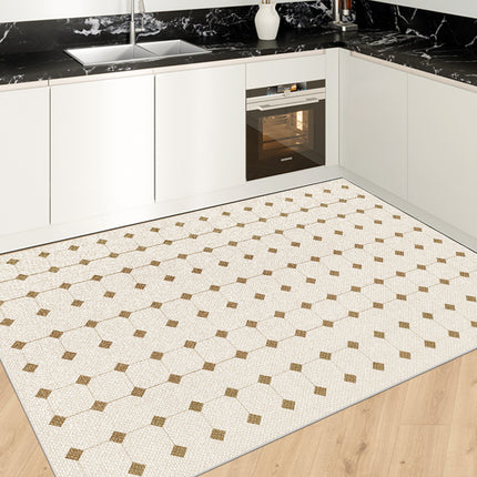 PU leather Kitchen mats non slip floor mats anti-fatigue mat kitchen rugs, comfortable standing mats for kitchen, sink, laundry room floors