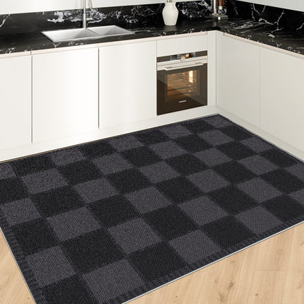 PU leather Kitchen mats non slip floor mats anti-fatigue mat kitchen rugs, comfortable standing mats for kitchen, sink, laundry room floors