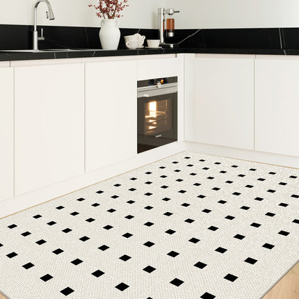 PU leather Kitchen mats non slip floor mats anti-fatigue mat kitchen rugs, comfortable standing mats for kitchen, sink, laundry room floors