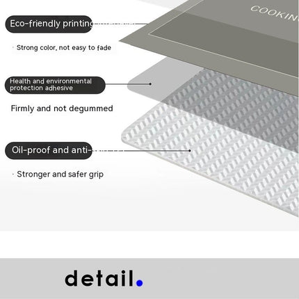 Impression PTE et fond antidérapant tapis de cuisine tapis de sol antidérapant absorbant l'huile tapis de décoration de cuisine tapis de pied de porte
