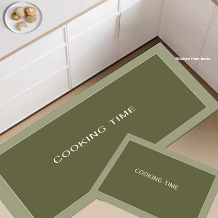Impression PTE et fond antidérapant tapis de cuisine tapis de sol antidérapant absorbant l'huile tapis de décoration de cuisine tapis de pied de porte