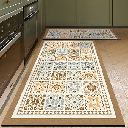 Kitchen rugs floor mats non slip kitchen mats anti-fatigue mat waterproof kitchen decor mat