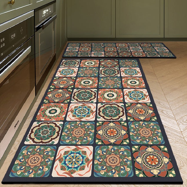 Kitchen rugs floor mats non slip kitchen mats anti-fatigue mat waterproof kitchen decor mat