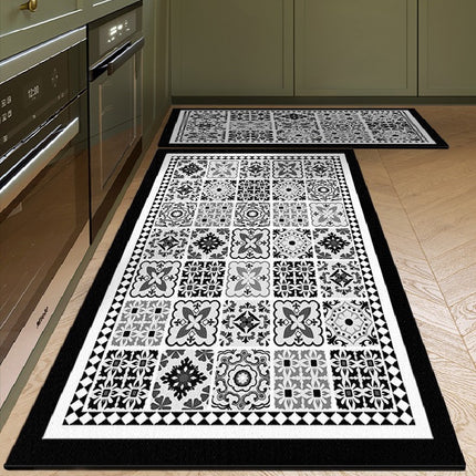 Kitchen rugs floor mats non slip kitchen mats anti-fatigue mat waterproof kitchen decor mat washable tech fabric surface