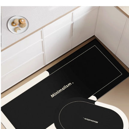 Waterproof floor mats, kitchen rugs doormat, absorbent kitchen mat cushioned Non slip rubber foot mat