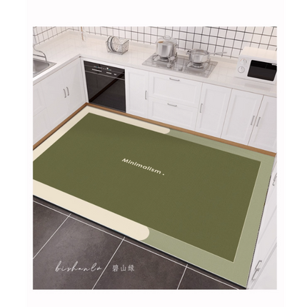 Waterproof floor mats, kitchen rugs doormat, absorbent kitchen mat cushioned Non slip rubber foot mat, kitchen decor mat