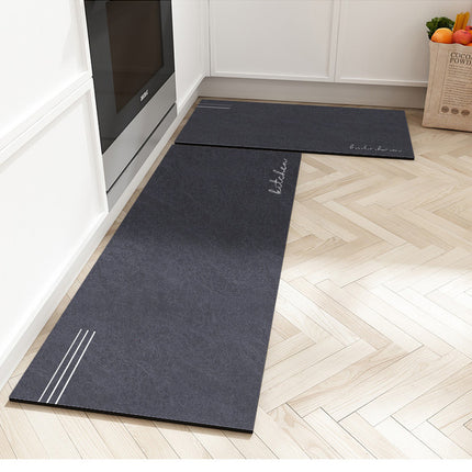 Kitchen Rugs 2 Piece Set, Durable Standing Mat Kitchen Mat Cushioned Floor Mats, Kitchen Household Non-Slip Thick Mat Rugs