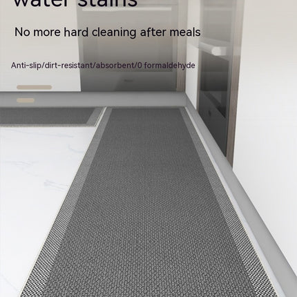 Kitchen floor mats kitchen decor rugs absorbent and oil-absorbent foot mats anti-fatigue comfort mat for dirty home entrance mats