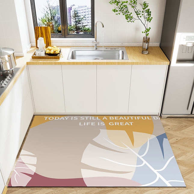 Kitchen Floor Mats Absorbent Bath Mats Rugs Diatomaceous Earth Kitchen Rugs Cozy Kitchen Mat