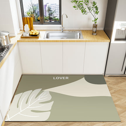 Kitchen Floor Mats Absorbent Bath Mats Rugs Diatomaceous Earth Kitchen Rugs Cozy Kitchen Mat