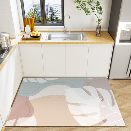 Kitchen Floor Mats Absorbent Bath Mats Rugs Diatomaceous Earth Kitchen Rugs Cozy Kitchen Mat Cushioned