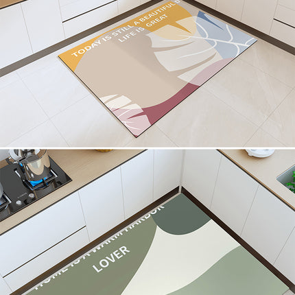 Kitchen Floor Mats Absorbent Bath Mats Rugs Diatomaceous Earth Kitchen Rugs Cozy Kitchen Mat Cushioned