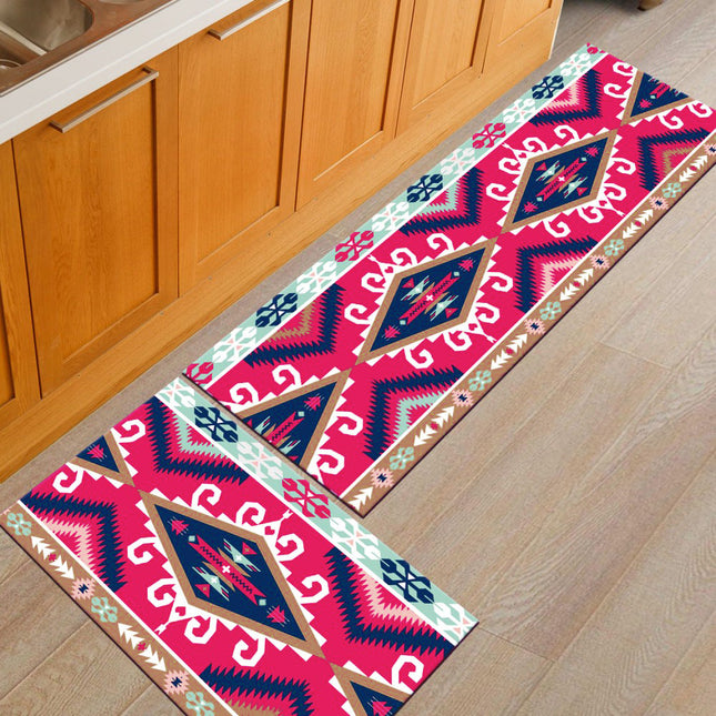Tapis de cuisine, de sol, de porte, de chambre à coucher, de salle de bain, antidérapant, pour la maison, le balcon, le couloir