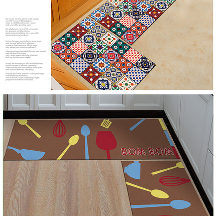 Anti-fatigue Mat Kitchen Floor Mats Cushioned Kitchen Rugs Door Mats Kitchen Decor Laundry Room Cozy Standing Mats