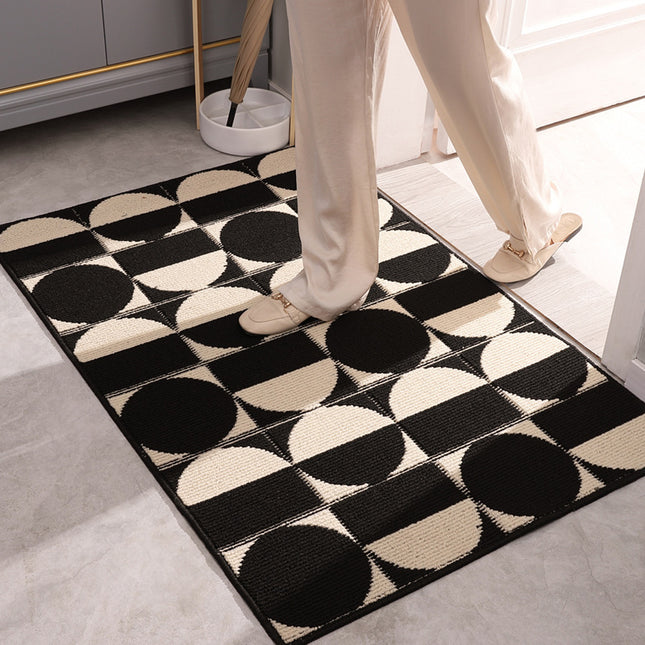 Tapis de porte d'intérieur en velours à boucle antidérapante, tapis d'entrée, absorbant l'humidité, Anti-salissure, paillasson d'extérieur, tapis de porte d'entrée pour la maison