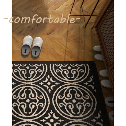 Doormat Absorbent stain-resistant Indoor door mat Anti-slip floor mats Low-profile front door mat entryway rug for home