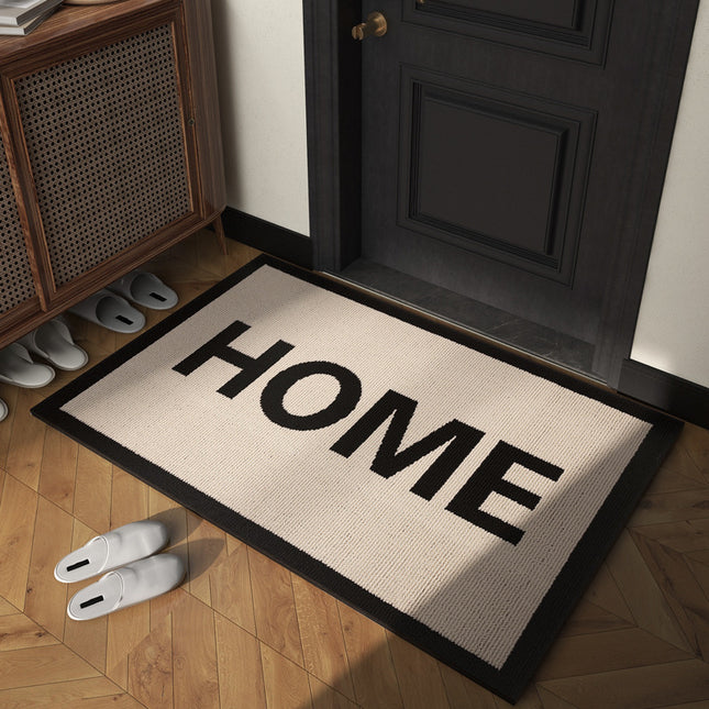 Doormat for outdoor indoor welcome mat non-slip floor mats easy to clean door mat cuttable indoor door mats for entryway