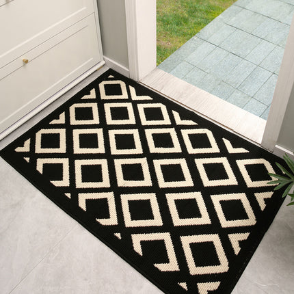 Indoor Door Mat Front Door Mat Entryway Rug Non-Slip Floor Mats Durable Doormat For Entrance, Patio, Front and Back Door