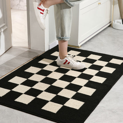 Indoor Door Mat Front Door Mat Entryway Rug Non-Slip Floor Mats Durable Doormat For Entrance, Patio, Front and Back Door