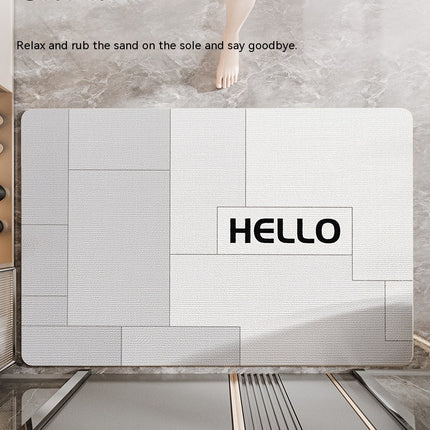 Outdoor doormat front door mat, dusting floor mat household door mat non-slip scraping sand dirt-resistant outdoor mats