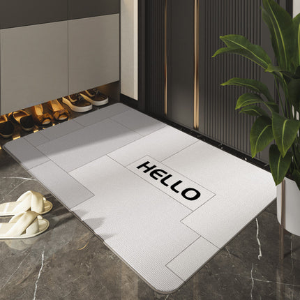 Outdoor doormat front door mat, dusting floor mat household door mat non-slip scraping sand dirt-resistant outdoor mats