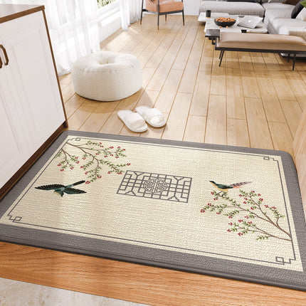 Entryway rug dustproof indoor door mats for entryway, welcome front door mat for outdoor - household water-absorbent non-slip doormat
